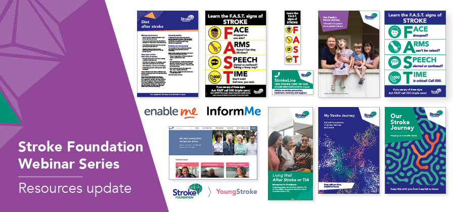 Stroke Foundation Webinar Series: Resources update